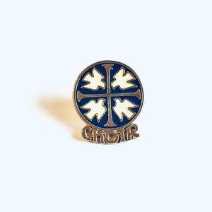 Blue and White Choir Pin, Choir, Gifts